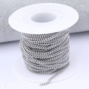 10m Stainless Steel Chains for Necklace Bracelets