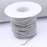 10m Stainless Steel Chains for Necklace Bracelets