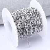 10m Stainless Steel Chains for Necklace Bracelets