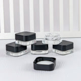10ml Emulsifiable Paste Bottle Square Empty Jar 10Pcs
