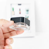 10ml Emulsifiable Paste Bottle Square Empty Jar 10Pcs