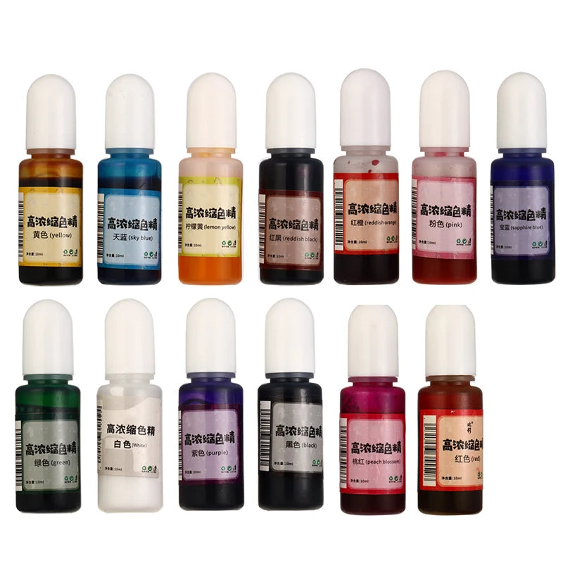 10ml Pearl Pigment Dye Epoxy Resin Coloring Dye Set