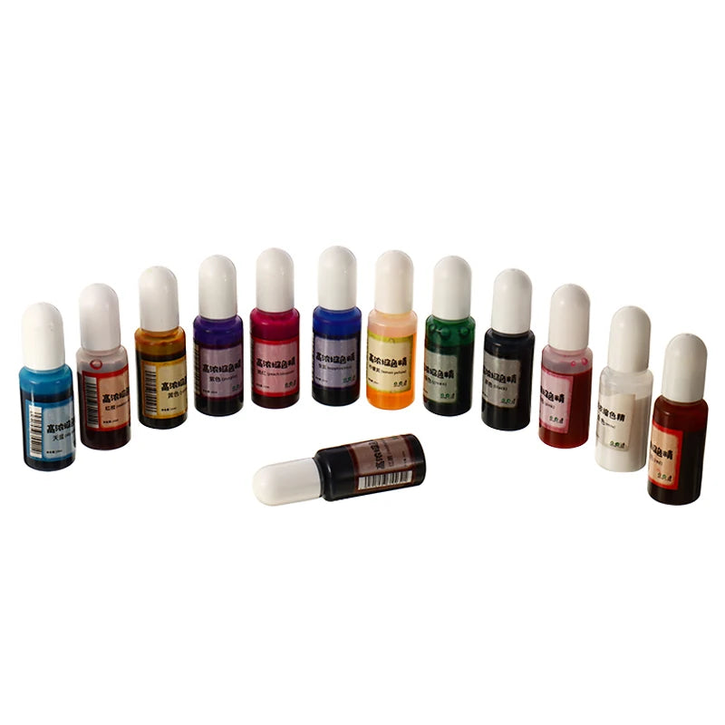 10ml Pearl Pigment Dye Epoxy Resin Coloring Dye Set