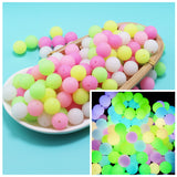 Luminous Silicone Beads 20pcs Glow In The Dark DIY Necklace Accessories