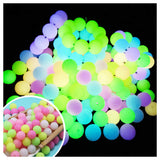 Luminous Silicone Beads 20pcs Glow In The Dark DIY Necklace Accessories