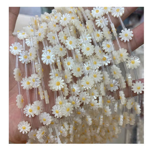 10mm 12mm Daisy Shell Beads for Jewelry Making