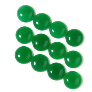 10mm 12mm Green Stone Round for Jewelry Making