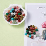 10mm 12mm Mixed Round Synthetic Gemstone Stone Beads for Pendants Making