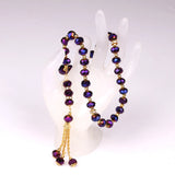 Muslim Prayer Beads Tasbeeh Masbaha Allah Peres Rosary Bracelet Glass Beads