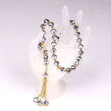 Muslim Prayer Beads Tasbeeh Masbaha Allah Peres Rosary Bracelet Glass Beads