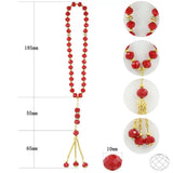 Muslim Prayer Beads Tasbeeh Masbaha Allah Peres Rosary Bracelet Glass Beads