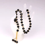 Muslim Prayer Beads Tasbeeh Masbaha Allah Peres Rosary Bracelet Glass Beads