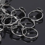 Adjustable Ring Bases Blanks Jewelry Findings 10mm 200pcs/lot