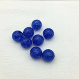 Clear Acrylic Crack Beads for Jewelry Making