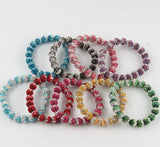 10mm 3pcs/lot Crystal Pave Ball Bead Bracelets Bangles for Men Women