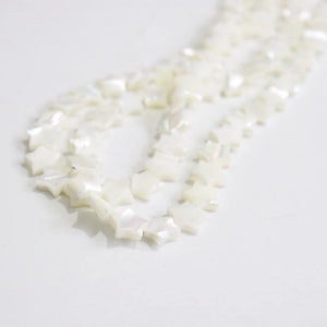 10mm 40pcs Star Sea Shell Charms Loose Strands Jewelry Beads