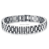 10mm Stainless Steel Link Chain Men's Bracelet