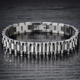 10mm Stainless Steel Link Chain Men's Bracelet