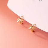 10mm 925 Silver Round Hoop Earrings For Women
