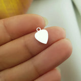 10mm. 925 Sterling Silver Drop Charm for Jewellery Making