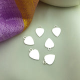 10mm. 925 Sterling Silver Drop Charm for Jewellery Making