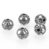 10mm Stainless Steel Vintage Beads for Bracelet Jewelry Making