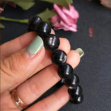 10mm Hypersthene Stone Beads Natural Gemstone Bracelet DIY Jewelry