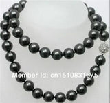10mm Sea Shell Pearl Long Necklace Natural Stone Beads Hand Jewelry Making
