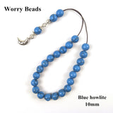 10mm Howlite Muslim Prayer Beads Islamic Tasbih Allah Tesbih Misbaha