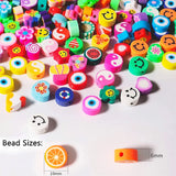10mm Round Polymer Clay Beads Set for Jewelry Making