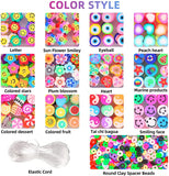 10mm Round Polymer Clay Beads Set for Jewelry Making
