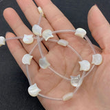 10mm Natural Cat Head Shell Beads Mother of Pearl Cat DIY Jewelry