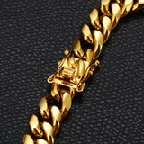 10mm Punk Stainless Steel Bracelet for Men and Women
