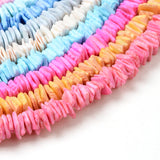 10mm Colored Shell Beads Irregular Square Spacer Beads