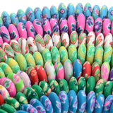 10mm Colorful Polymer Clay Beads Spacer Beads Jewelry Making DIY