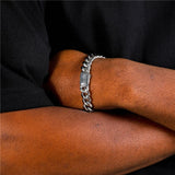 10mm Cuban Chain Mens Bracelet Brass 7/8/9inches Width Bracelets