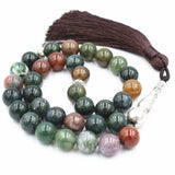 10mm Islamic Tasbih Muslim Rosary Beads 33 Prayer Agates Turkey