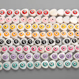 10mm Heart Eye Shell Beads Natural Mother of Pearl for Jewelry Making DIY
