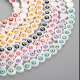 10mm Heart Eye Shell Beads Natural Mother of Pearl for Jewelry Making DIY