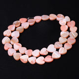 10mm Love Shape Shell Beads Colorful Mother of Pearl for DIY Jewelry Making