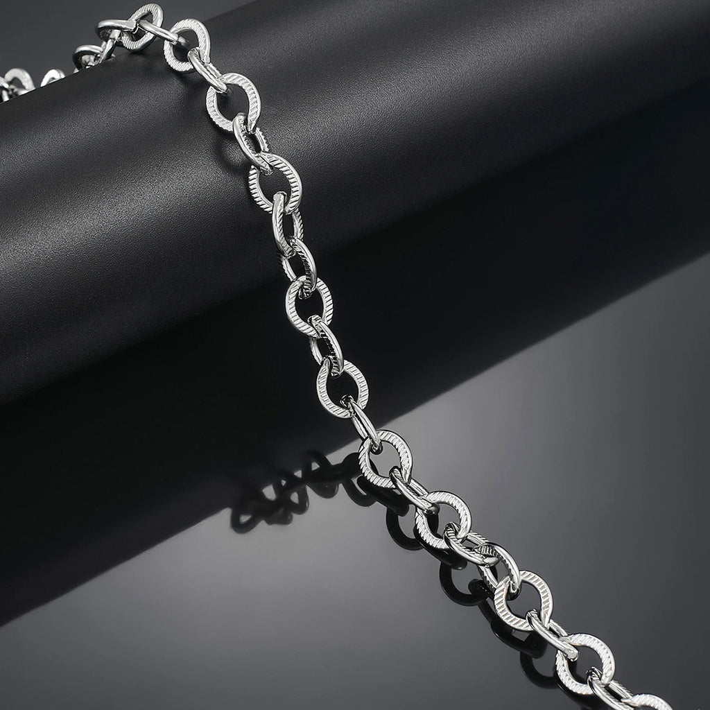 10mm Stainless Steel Cable Chain Necklace 14-30 Inch