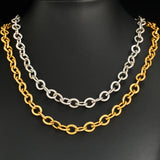 10mm Stainless Steel Cable Chain Necklace 14-30 Inch