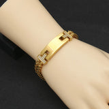 10mm Mens Stainless Steel Franco Chain Bangle
