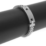 10mm Mens Stainless Steel Franco Chain Bangle