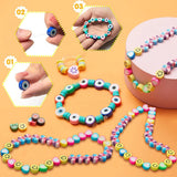 10mm Polymer Clay Beads Mix Cloud/Smiley/Heart/Letter/Superheros Spacer Beads