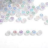 10mm Smile Face Acrylic Spacer Beads Mixcolor DIY Jewelry Bracelet Necklace