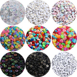 10mm Smile Face Acrylic Spacer Beads Mixcolor DIY Jewelry Bracelet Necklace