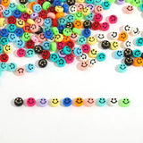 10mm Smile Face Acrylic Spacer Beads Mixcolor DIY Jewelry Bracelet Necklace