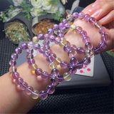 10mm Ametrine Amethyst Bracelet for Women Men