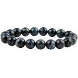 10mm Tiger's Eye Stone Buddha Prayer Beads Bracelet Reiki Healing